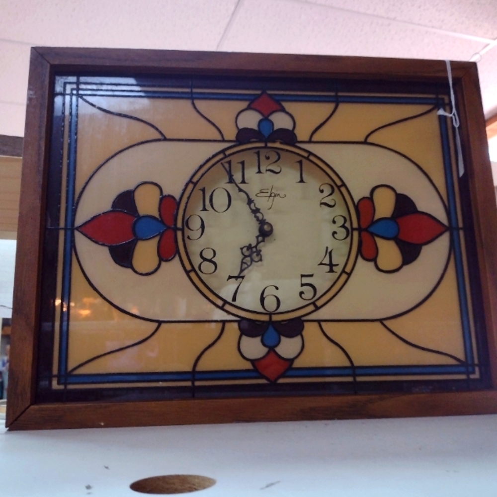 1979 Vintage Elgin Bar Clock